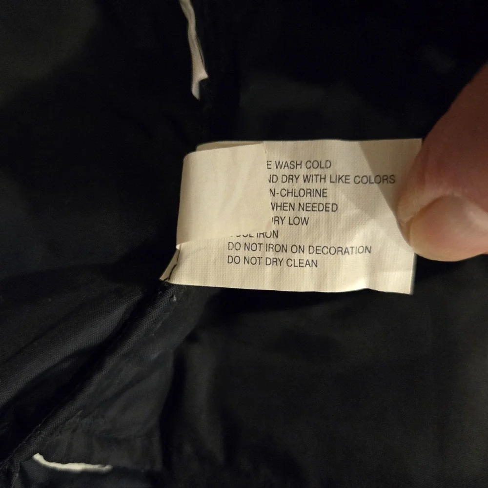 Gap Girl's Full Zip Windbreaker Rain Jacket w/ Hood Pockets Name Tag Size L(10)‎